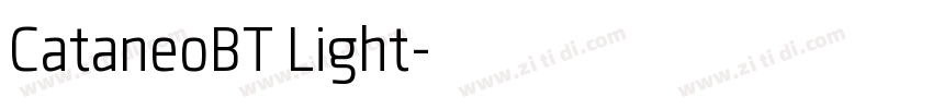 CataneoBT Light字体转换